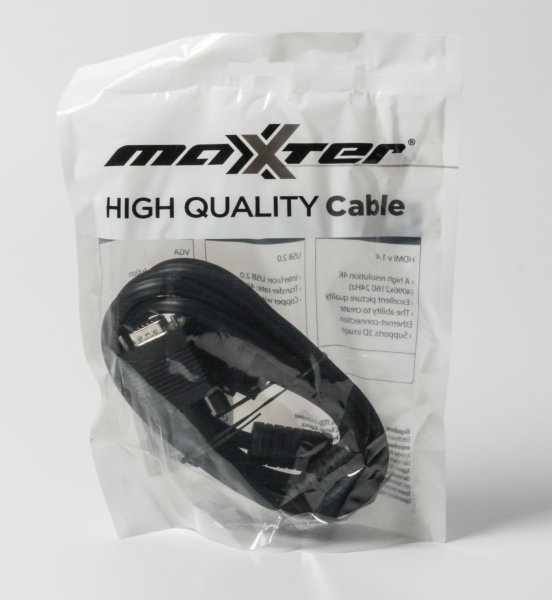 Кабель мультимедийный Maxxter VGA, 3+9C HD15M, 1.8 м (V-PVGA-6) цена 179 грн - фотография 2