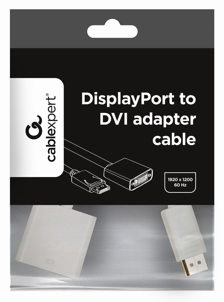 Адаптер-перехідник  Cablexpert DisplayPort - DVI (A-DPM-DVIF-002-W) ціна 281 грн - фотографія 2