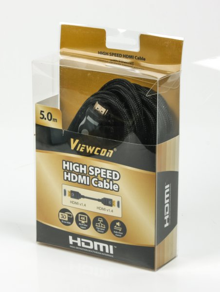 Кабель мультимедійний Viewcon HDMI V.1.4, 4К 30 Гц, 5 м (VC-HDMI-165-5m) ціна 229 грн - фотографія 2