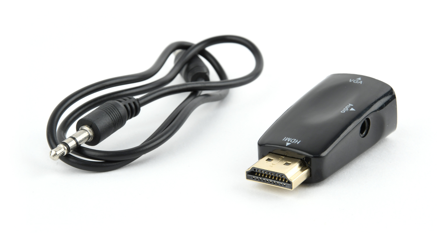 Адаптер-перехідник  Cablexpert HDMI - VGA (AB-HDMI-VGA-02) ціна 389 грн - фотографія 2