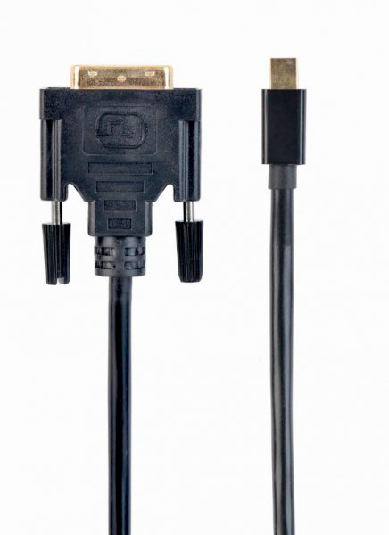 Кабель мультимедійний Cablexpert Mini DisplayPort - DVI, 1.8 м (CC-mDPM-DVIM-6) в інтернет-магазині, головне фото