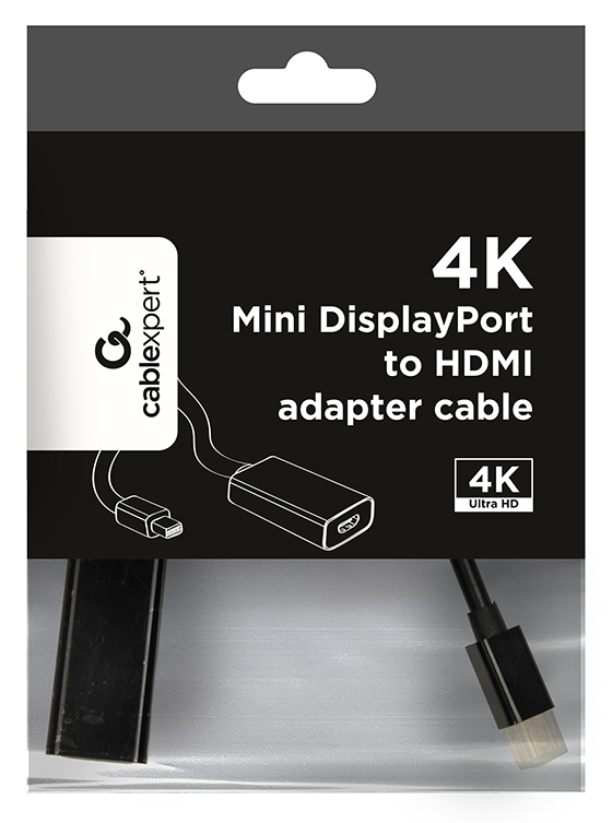 Адаптер-перехідник  Cablexpert Mini DisplayPort - HDMI / 4К (A-mDPM-HDMIF4K-01) ціна 249 грн - фотографія 2
