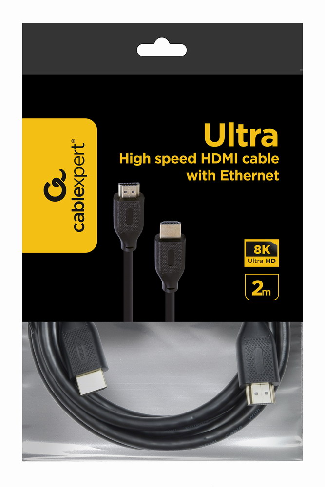 в продажу Кабель мультимедійний Cablexpert HDMI V.2.1, 8К 60Гц, HDR10, 2 м (CC-HDMI8K-2M) - фото 3