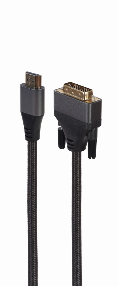 Cablexpert HDMI - DVI, 18+1pin, 4K 30Hz, 1.8 м (CC-HDMI-DVI-4K-6)