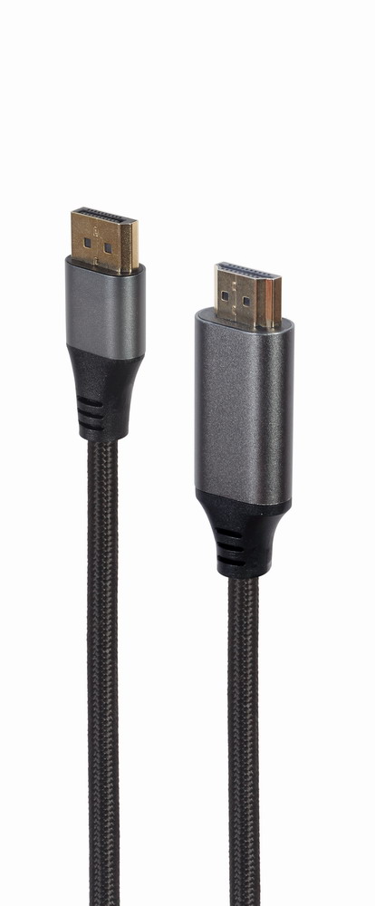 Кабель мультимедийный Cablexpert DisplayPort - HDMI, 4K 60Hz, 1.8 м (CC-DP-HDMI-4K-6) в интернет-магазине, главное фото