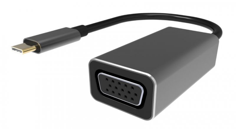 Адаптер-переходник Viewcon USB-C - VGA (TE388) цена 435 грн - фотография 2