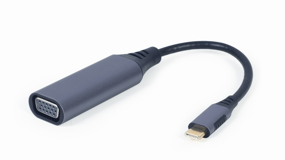 Адаптер-переходник Cablexpert USB Type-C - VGA, Full HD 60 Гц (A-USB3C-VGA-01) цена 486 грн - фотография 2