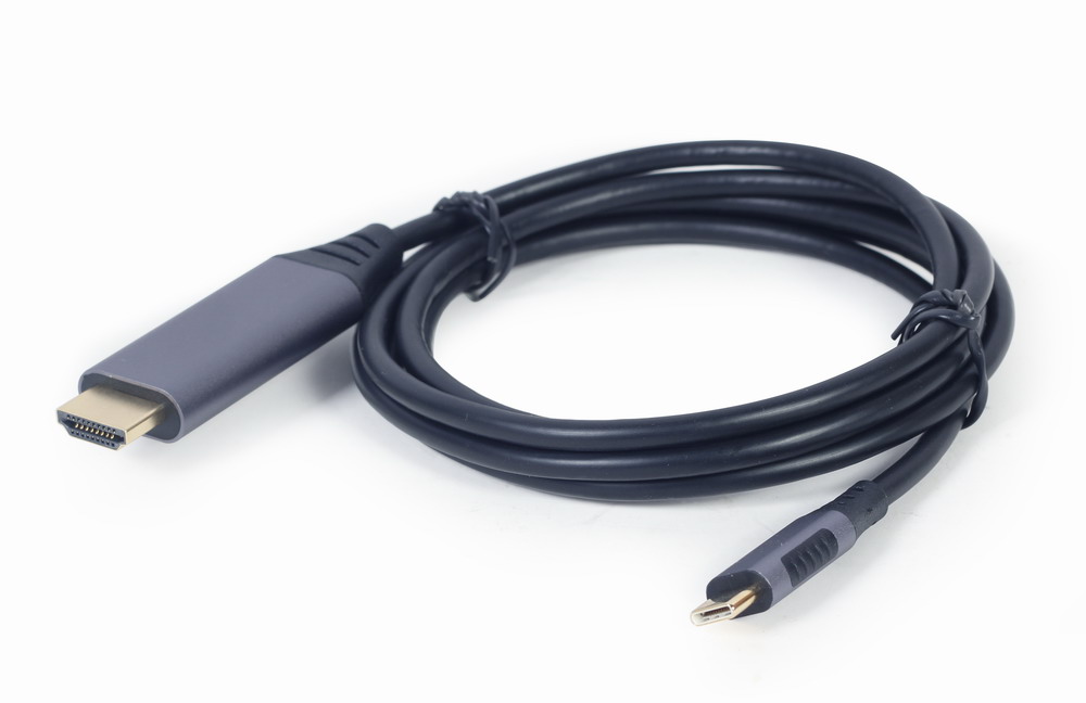 Адаптер-перехідник  Cablexpert USB-C - HDMI, 4K 60 Гц, 1.8 м (CC-USB3C-HDMI-01-6) ціна 499 грн - фотографія 2
