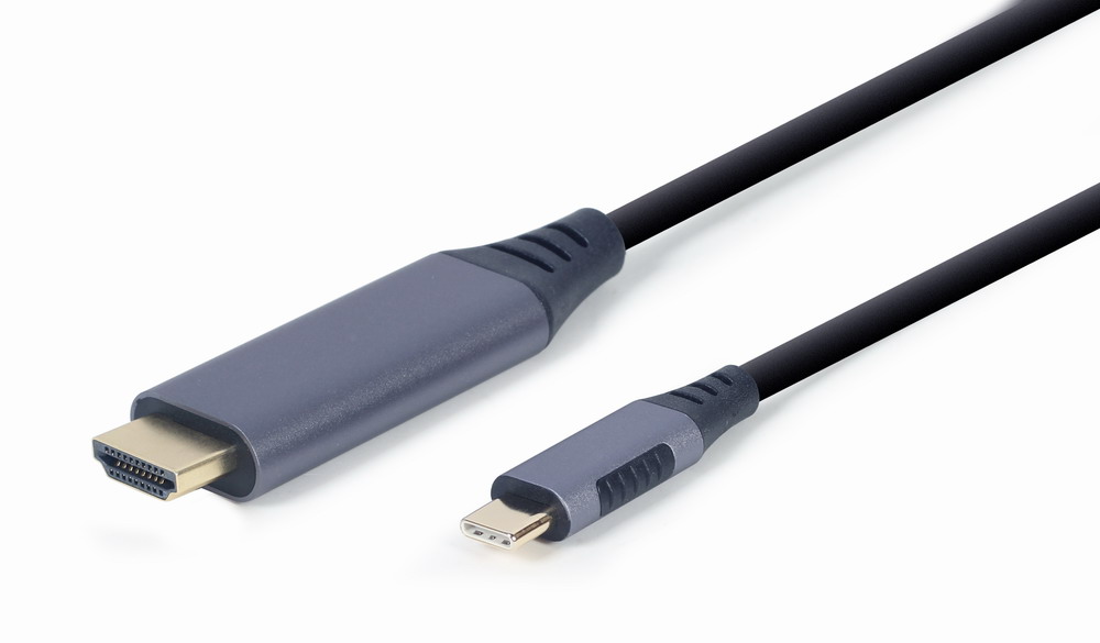 Адаптер-переходник Cablexpert USB-C - HDMI, 4K 60 Гц, 1.8 м (CC-USB3C-HDMI-01-6) в интернет-магазине, главное фото