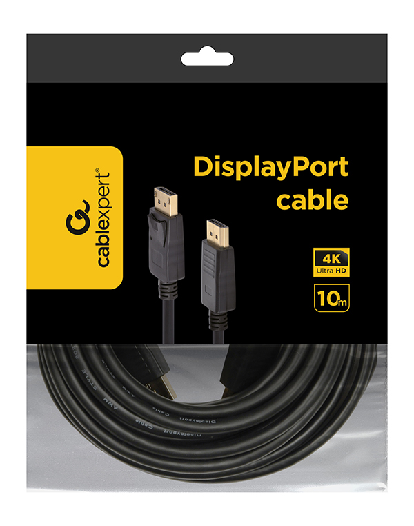 в продаже Кабель мультимедийный Cablexpert DisplayPort V1.2, 4К 60 Гц, 10 м (CC-DP2-10M) - фото 3