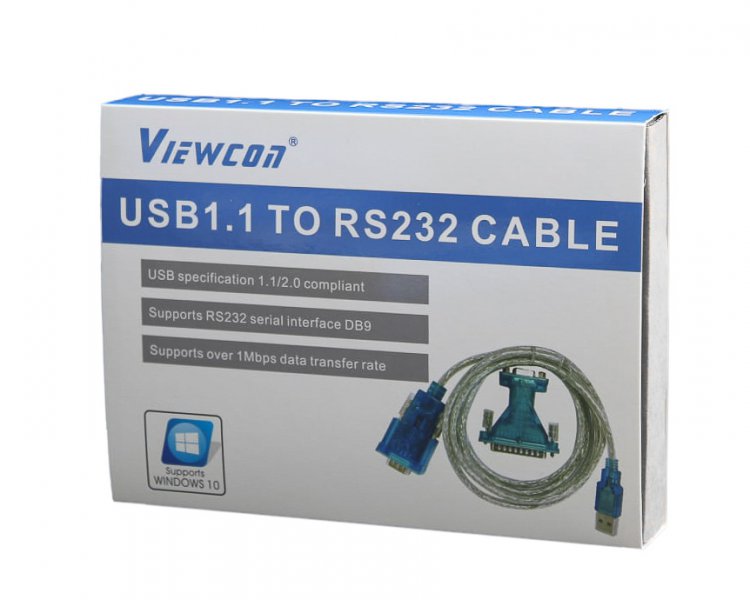 Адаптер-переходник Viewcon USB1.1-COM (9+25pin) (VEN09) цена 399 грн - фотография 2