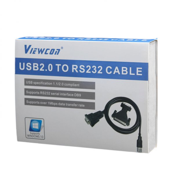 в продажу Адаптер-перехідник  Viewcon USB2.0-COM (9+25pin) (VEN24) - фото 3