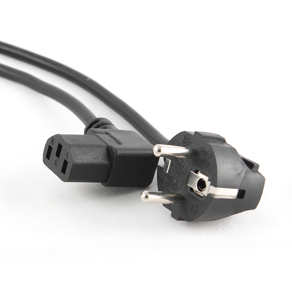 Силовой кабель Cablexpert CEE7/7-C13, 1.8 м (PC-186A-VDE) цена 139 грн - фотография 2