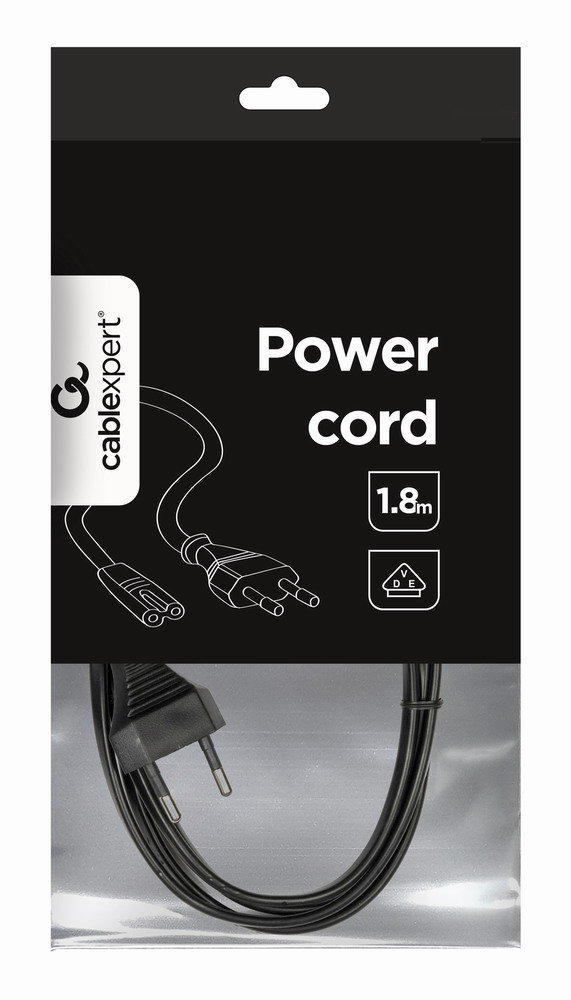 в продажу Силовий кабель Cablexpert CEE7/16-C7, 1.8 м (PC-184-VDE) - фото 3
