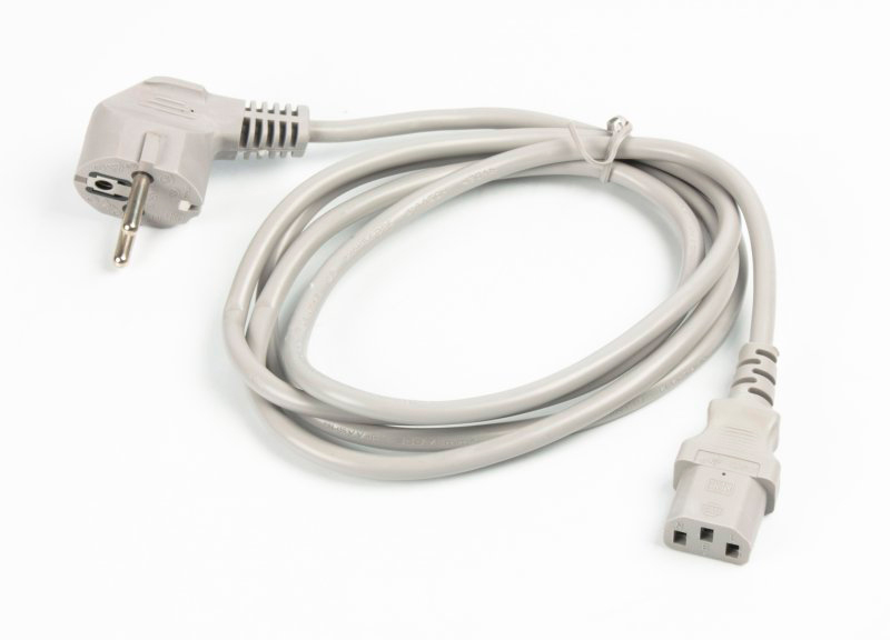 Силовой кабель Cablexpert CEE7/7-C13, 1.8 м (PC-186-VDE-GR) в интернет-магазине, главное фото