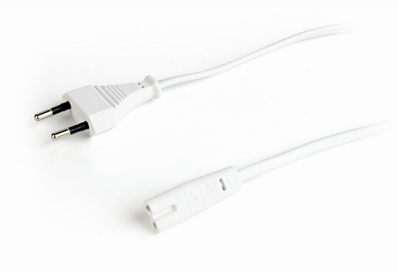 Силовой кабель Cablexpert CEE7/16-C7, 1.8 м (PC-184-VDE-W) цена 79 грн - фотография 2