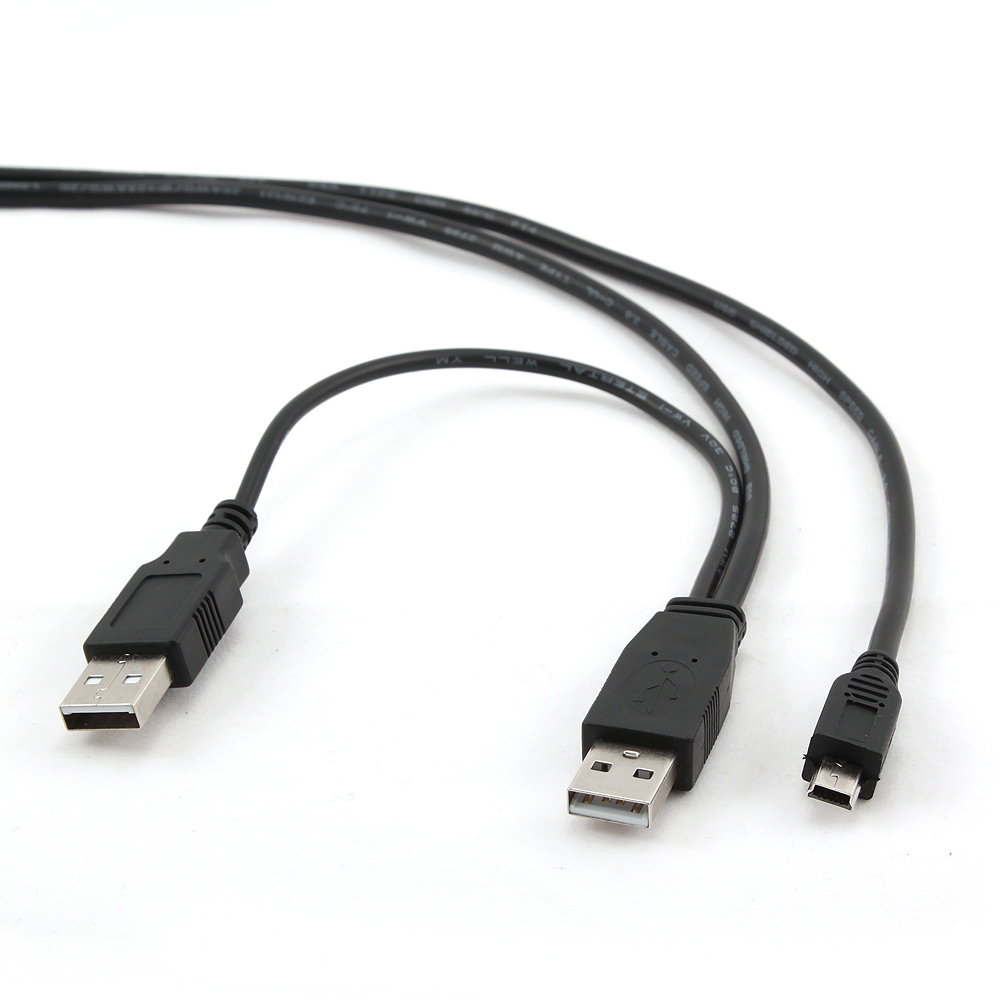 Кабель Cablexpert mini USB 2.0, AM/mini USB, 0.9 м, (CCP-USB22-AM5P-3) ціна 79 грн - фотографія 2