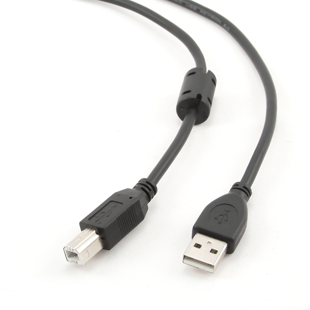 Кабель Cablexpert USB 2.0 AM/BM, 1.8 м, (CCF-USB2-AMBM-6) ціна 79 грн - фотографія 2