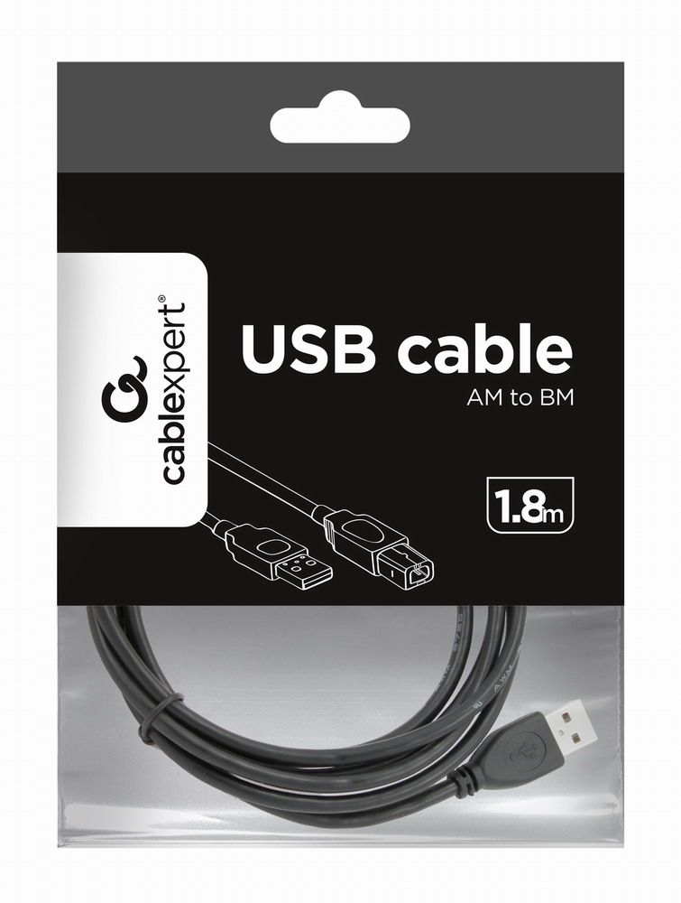 в продаже Кабель Cablexpert USB2.0 AM/BM, 1.8 м, (CCP-USB2-AMBM-6) - фото 3