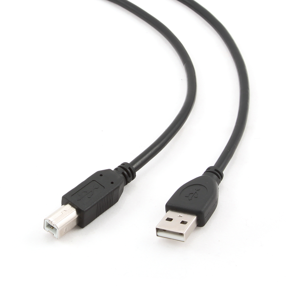 Кабель Cablexpert USB 2.0 AM/BM, 3 м, (CCP-USB2-AMBM-10) ціна 79 грн - фотографія 2