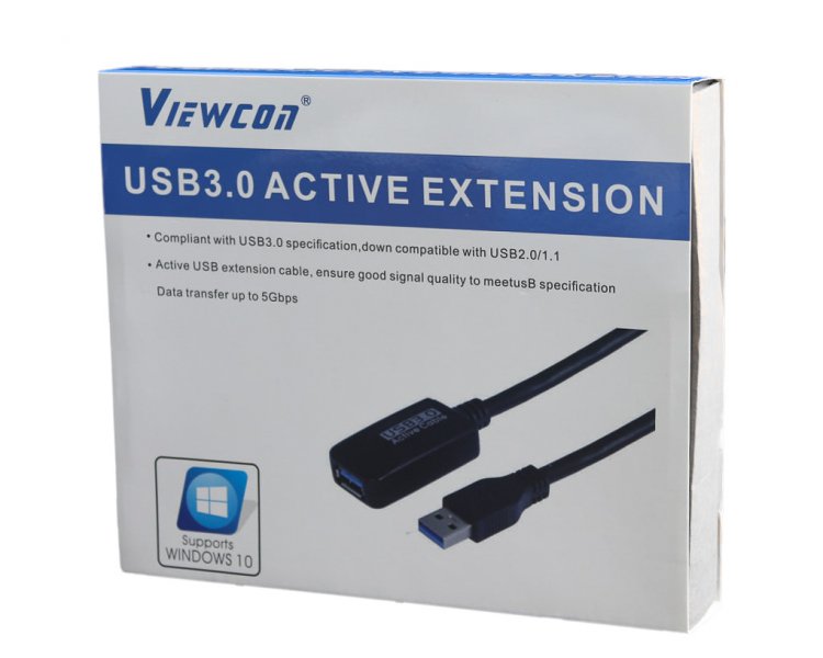 Кабель Viewcon USB 3.0 AM/AF, 5 м, (VE057) ціна 599 грн - фотографія 2