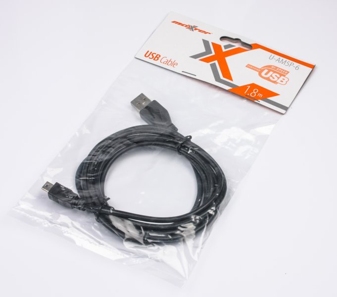 Кабель Maxxter міні USB2.0 AM/5P, 1.8 м (U-AM5P-6) ціна 59 грн - фотографія 2