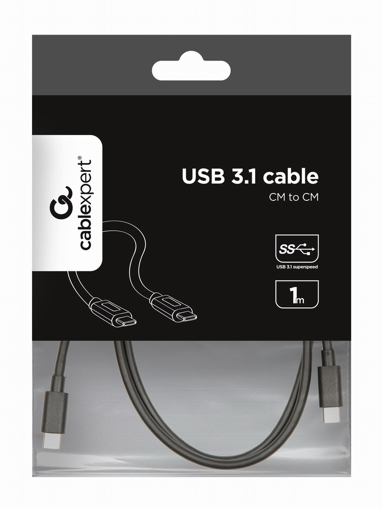 продаємо Cablexpert USB 3.1 CM/CM, 1 м, (CCP-USB3.1-CMCM-1M) в Україні - фото 4