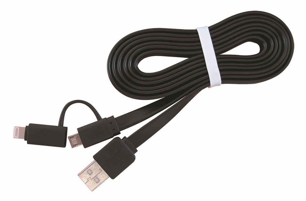 Кабель Cablexpert USB 2.0 AM/Lightning/Micro USB, 1.0 м (CC-USB2-AMLM2-1M) ціна 89 грн - фотографія 2