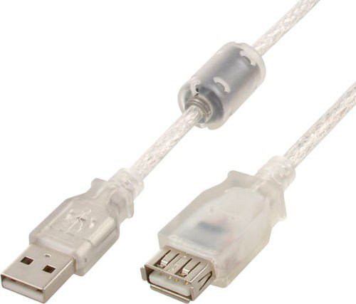 Кабель Cablexpert USB 2.0, AM/АF, 0.75 м, (CCF-USB2-AMAF-TR-0.75M) в інтернет-магазині, головне фото
