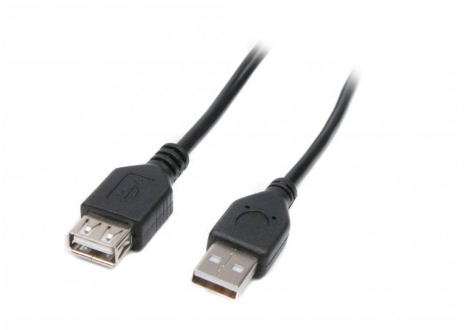 Maxxter USB 2.0 AM/AF, 3 м (U-AMAF-10)