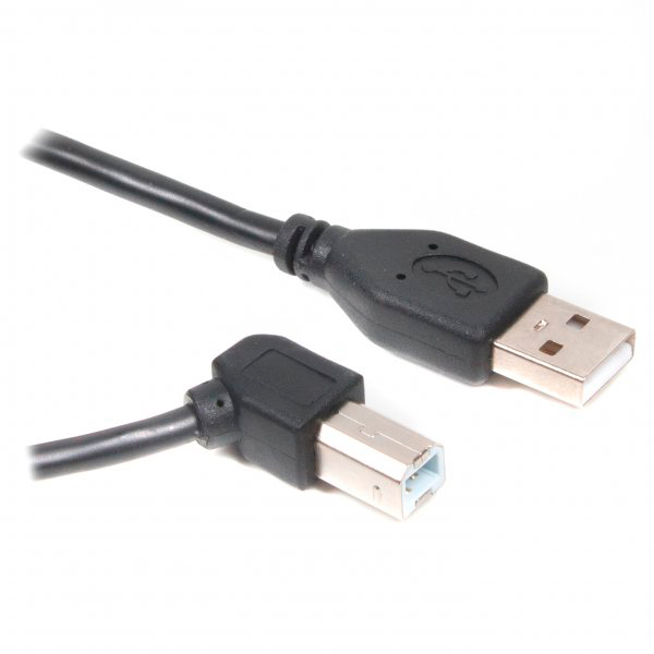 Кабель Cablexpert USB2.0 AM/BM, 1.8 м, (CCP-USB2-AMBM90-6) в интернет-магазине, главное фото
