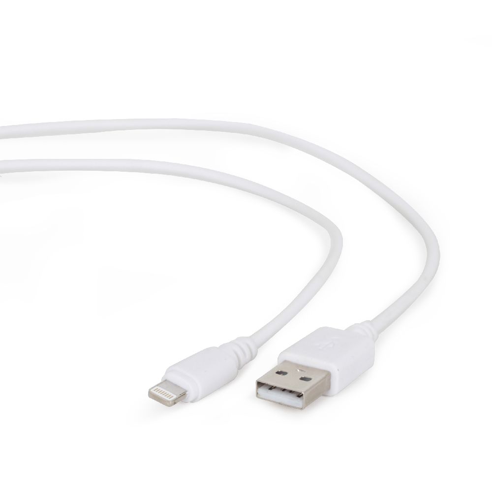 Кабель Cablexpert USB 2.0 AM/Lightning, 2.0 м (CC-USB2-AMLM-2M-W) в інтернет-магазині, головне фото