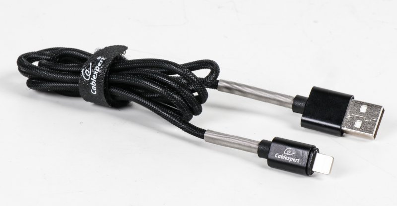 Кабель Cablexpert USB 2.0 АM/Lightning, 1.0 м (CCPB-L-USB-06BK) цена 229 грн - фотография 2