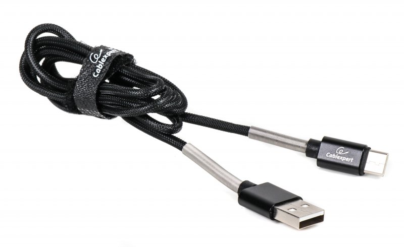 Кабель Cablexpert USB 2.0 AM/CM, 1 м (CCPB-C-USB-06BK) ціна 229 грн - фотографія 2