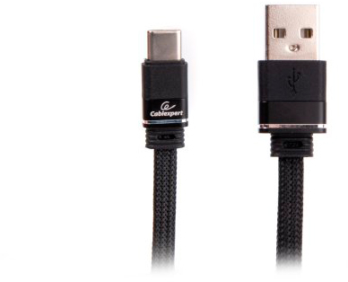 Кабель Cablexpert USB 2.0 AM/CM, 1 м (CCPB-C-USB-10BK) в інтернет-магазині, головне фото