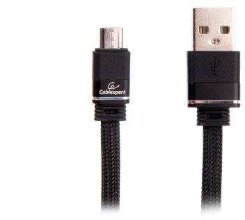 Кабель Cablexpert micro USB 2.0 AM/Micro BM (CCPB-M-USB-10BK) в интернет-магазине, главное фото