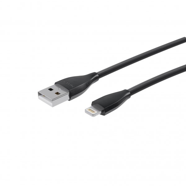 Кабель Maxxter USB 2.0 АM/Lightning, 1.0 м (UB-L-USB-01BK) цена 79.00 грн - фотография 2