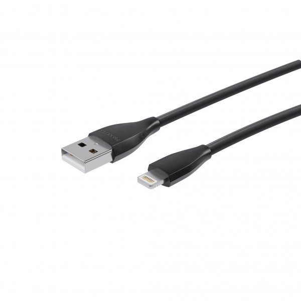 Кабель Maxxter USB 2.0 АM/Lightning, 1.0 м (UB-L-USB-01BK) ціна 79 грн - фотографія 2