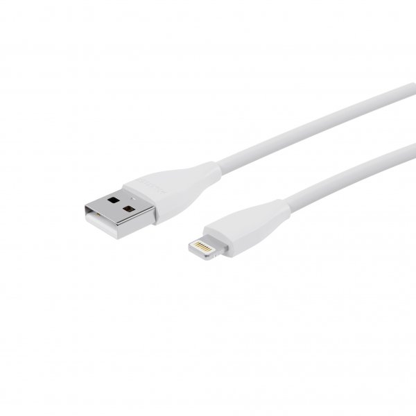 Кабель Maxxter USB 2.0 АM/Lightning, 1.0 м (UB-L-USB-01W) цена 147 грн - фотография 2