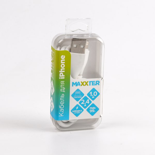 продаём Maxxter USB 2.0 АM/Lightning, 1.0 м (UB-L-USB-01W) в Украине - фото 4