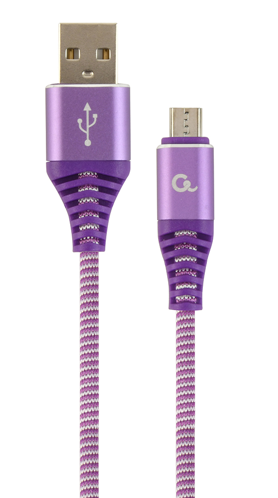 Кабель Cablexpert micro USB 2.0 AM/Micro BM (CC-USB2B-AMmBM-2M-PW) в інтернет-магазині, головне фото