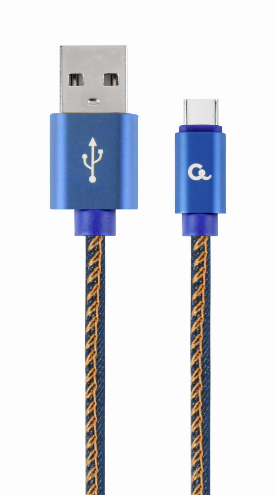 Кабель Cablexpert USB 2.0 AM/CM, 1 м (CC-USB2J-AMCM-1M-BL)