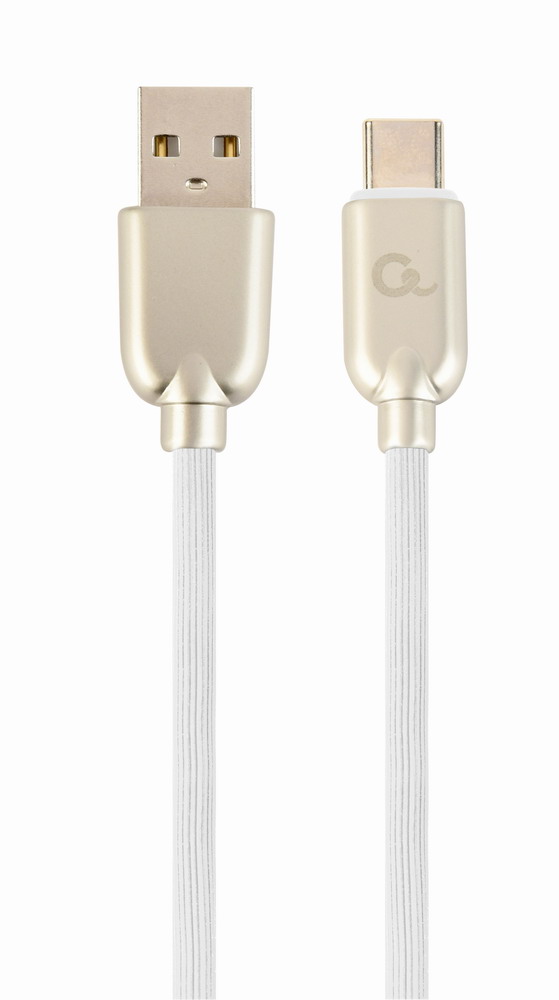 Кабель Cablexpert USB 2.0 AM/CM, 1 м (CC-USB2R-AMCM-1M-W) в інтернет-магазині, головне фото