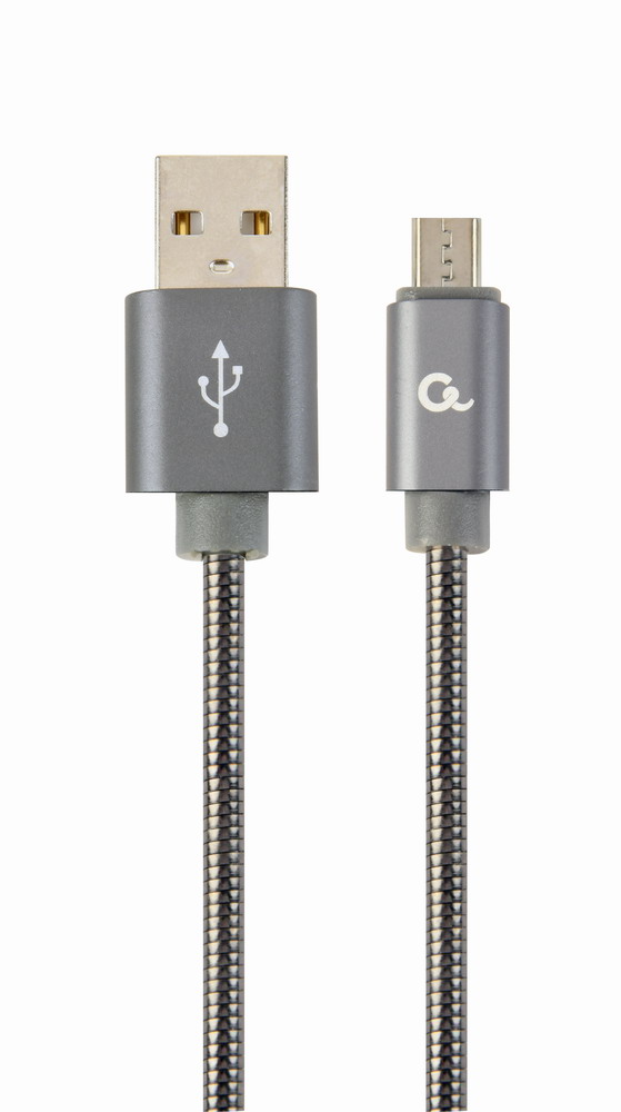 Кабель Cablexpert micro USB 2.0 AM/Micro BM (CC-USB2S-AMmBM-1M-BG) в интернет-магазине, главное фото