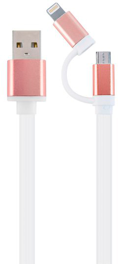 Кабель Cablexpert USB 2.0 AM/Lightning/Micro USB, 1 м (CC-USB2-AM8PmB-1M-PK) в інтернет-магазині, головне фото