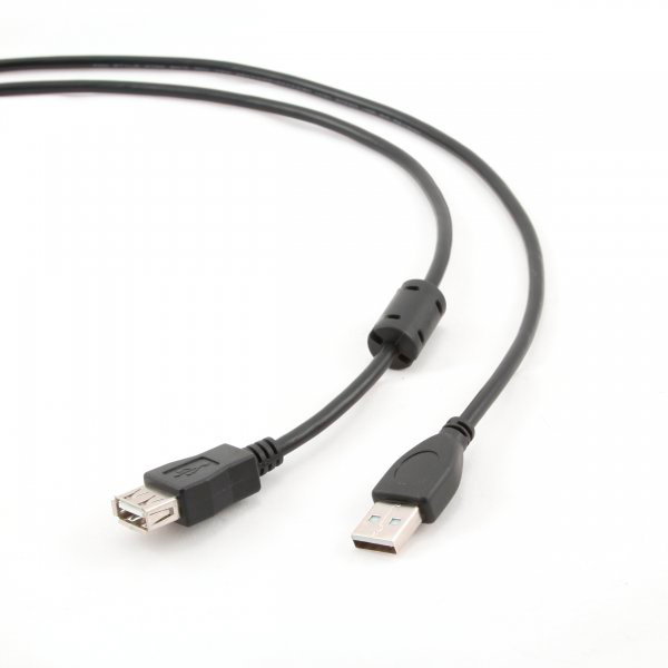 Кабель Cablexpert USB 2.0, AM/АF, 1.5 м, (CCF-USB2-AMAF-1.5M) в інтернет-магазині, головне фото