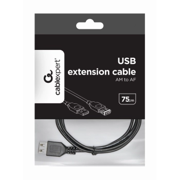 продаємо Cablexpert USB 2.0, AM/АF, 75 см (CC-USB2-AMAF-75CM/300-BK) в Україні - фото 4