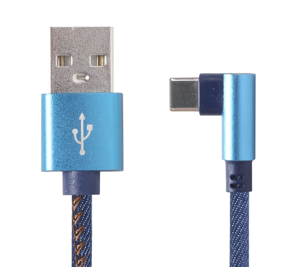 Кабель Cablexpert USB 2.0 AM/CM, 1 м (CC-USB2J-AMCML-1M-BL)