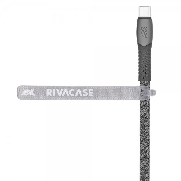 Кабель RivaCase USB 2.0 Type-C/Type-C, 1.2 м, 3 А, 60 Вт (PS6105 GR12) ціна 209 грн - фотографія 2