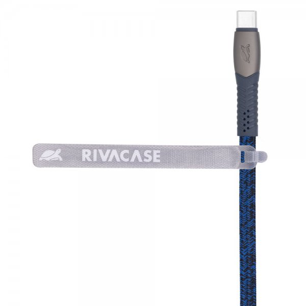 Кабель RivaCase USB 2.0 Type-C/Type-C, 1.2 м, 3А, 60 Вт (PS6105 BL12) ціна 209 грн - фотографія 2